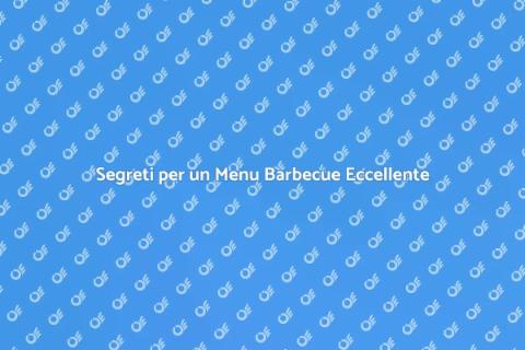 Menu Barbecue: Progettazione Creativa