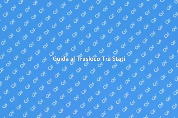 Trasloco Senza Stress in un Altro Stato