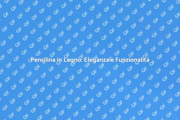 Installazione di una Pensilina in Legno