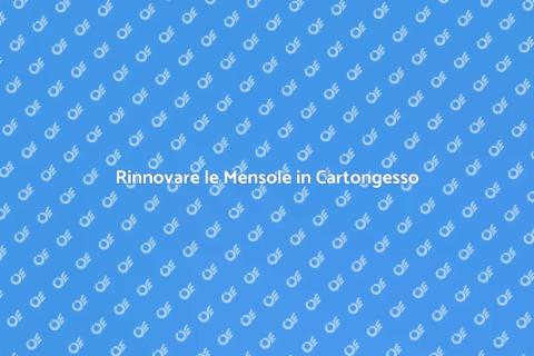 Rifinire Mensole in Cartongesso