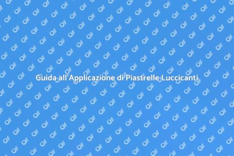 Piastrelle Luccicanti in Cucina