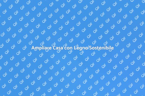 Espansione Sostenibile: Estensione in Legno