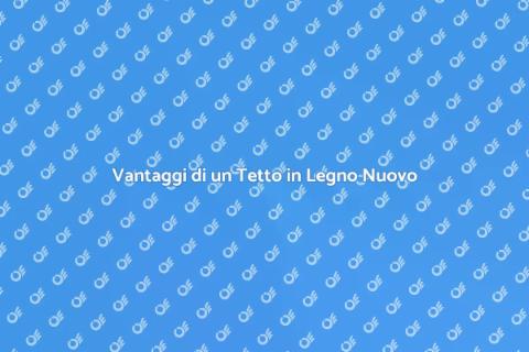 Tetto in Legno: Design e Funzionalità