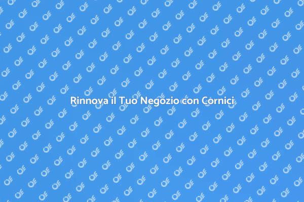 Trasforma il Tuo Spazio con Cornici