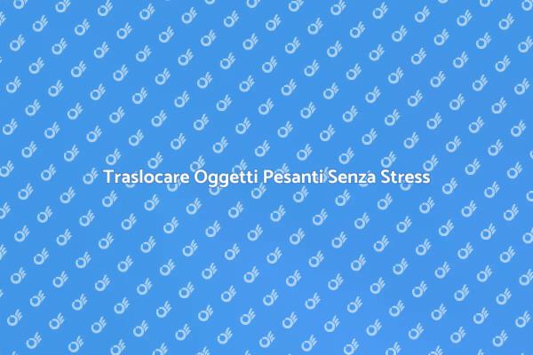 L'importanza di un Traslocatore Esperto