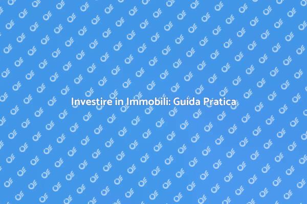 Investire nel Futuro Immobiliare