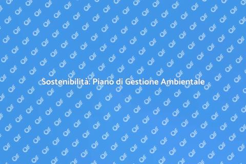 Piano di Gestione Ambientale Essenziale