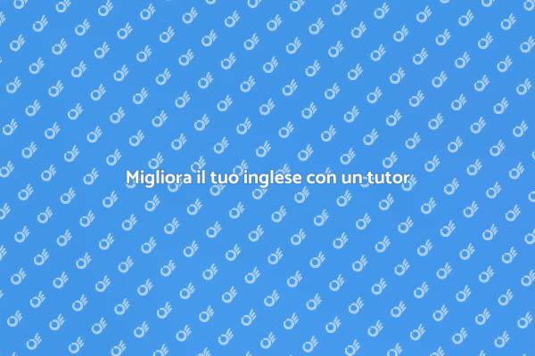 Potenzia il tuo inglese con un esperto