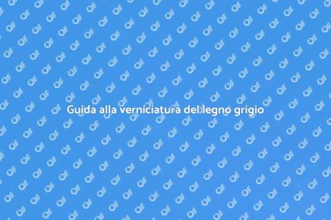 Verniciare legno da esterno grigio