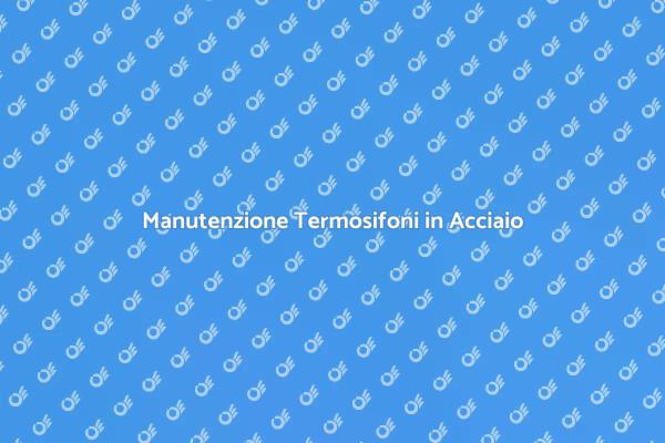 Manutenzione Essenziale per Termosifoni