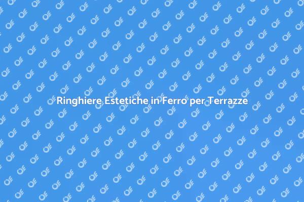 La Guida alle Ringhiere in Ferro
