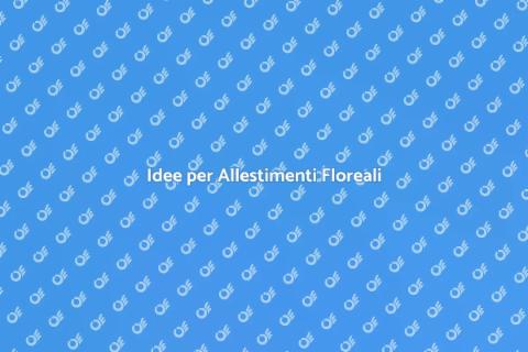 Allestimento Floreale per Festeggiare