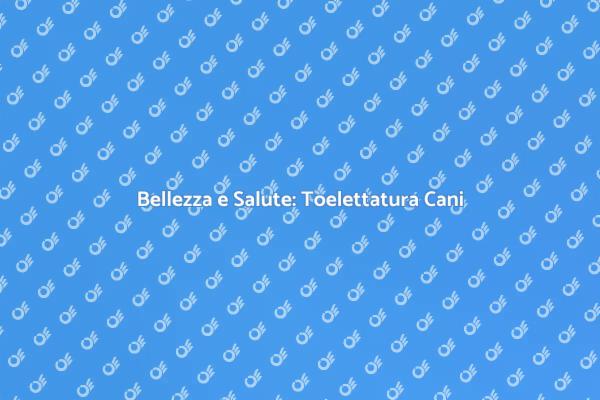 L'Arte della Toelettatura Canina