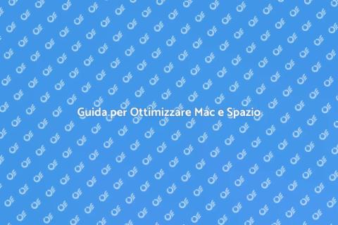 Ottimizzare Spazio Archiviazione Mac