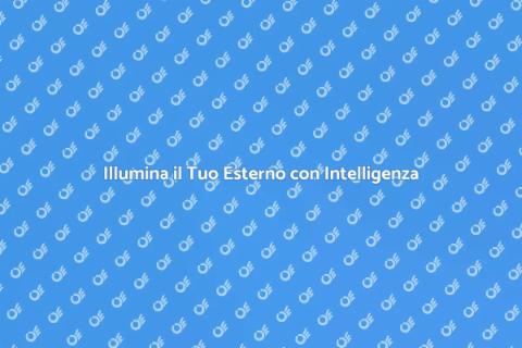 Illuminazione Esterni con Controllo Smart