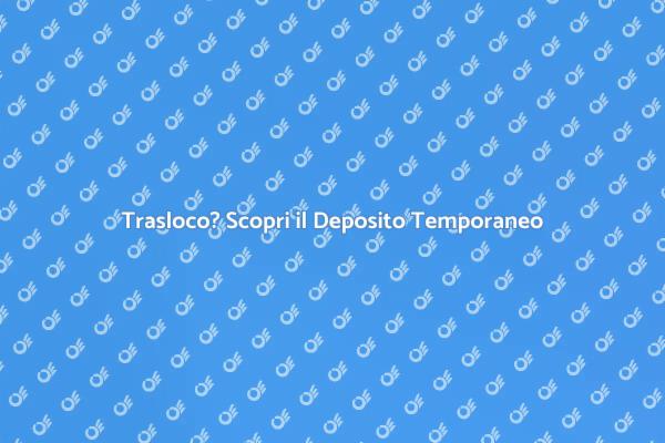 Vantaggi del Deposito Temporaneo