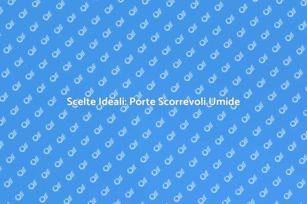 Ristruttura con Porte Scorrevoli