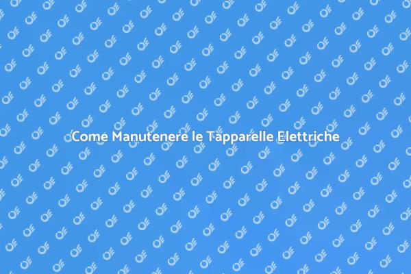 Manutenzione Efficace delle Tapparelle
