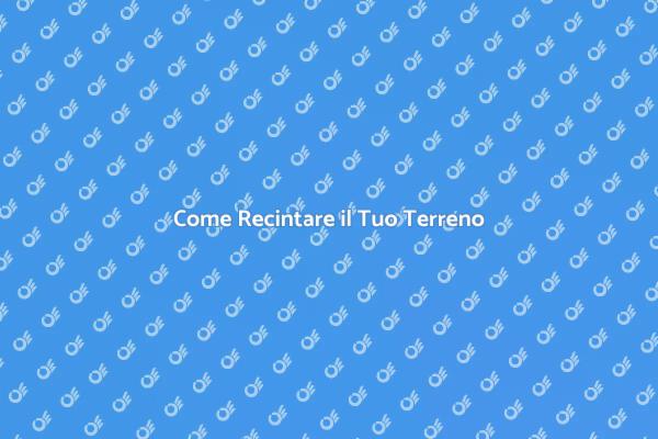 Recinzione: Proteggi il Tuo Spazio