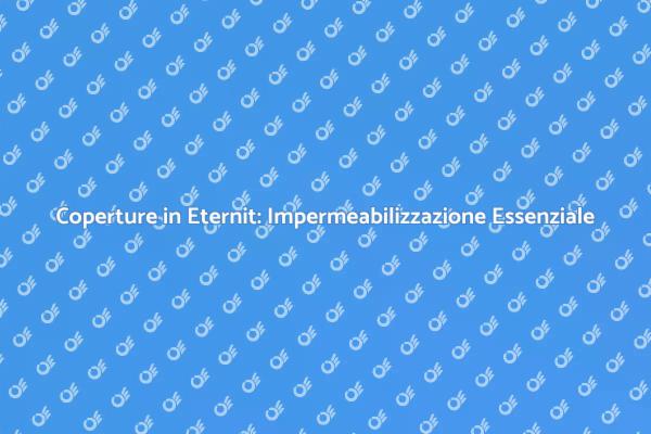 L'importanza dell'impermeabilizzazione