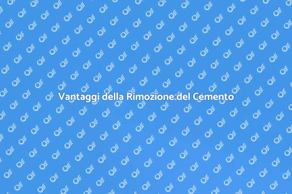 Rimozione Cemento: Trasforma il Tuo Spazio