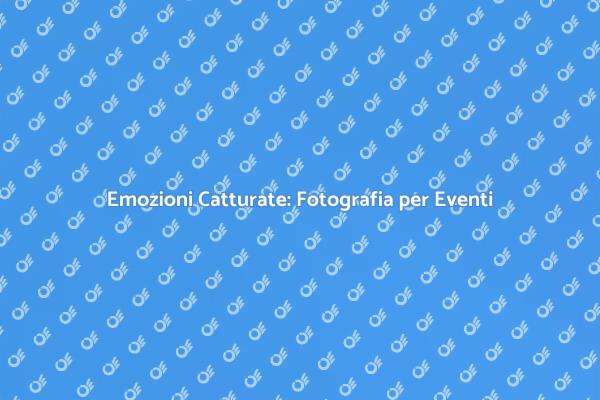 Fotografia Professionale per Eventi Culturali