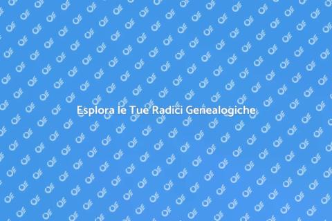 Ricerca Genealogica nell'Archivio