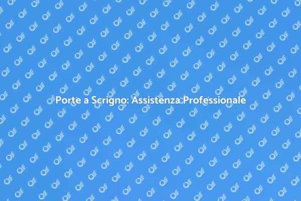 Ristrutturazioni: Assistenza Porte a Scrigno
