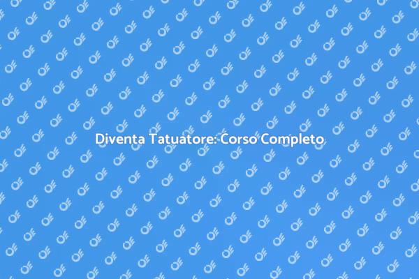 Diventa un Tatuatore Professionista