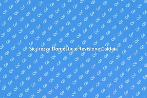 Revisione Caldaia a Gas: Sicurezza Casa