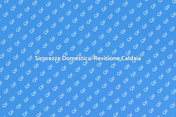 Caldaia a Gas: Revisione Essenziale