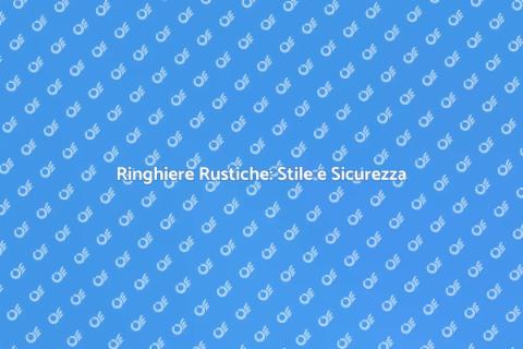 Ringhiere in Stile Rustico per Casa