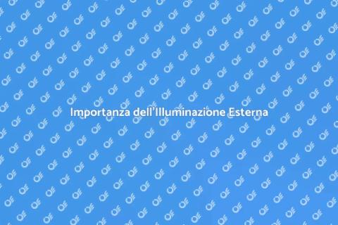 Illuminazione Aree Esterne Pubbliche
