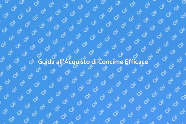 Concimi per un Giardino Sano