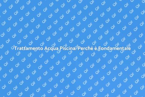 Uso di Prodotti Chimici per Piscine
