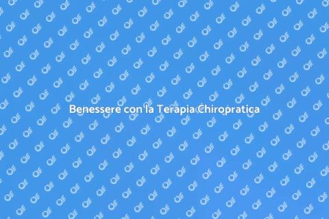 Terapia Manipolativa Chiropratica