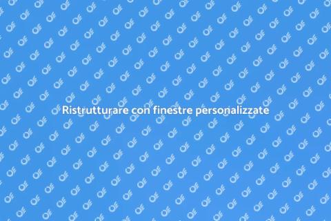 Finestre in alluminio personalizzate