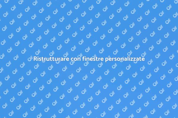 Rendi uniche le tue finestre in alluminio