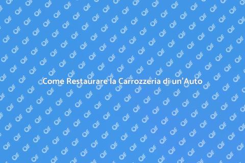Restauro Carrozzeria Auto d'Epoca