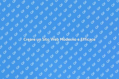 Design Sito Web Moderno e Coinvolgente