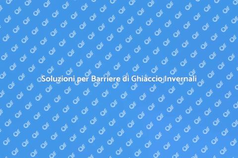 Rimuovere Barriere di Ghiaccio Efficacemente