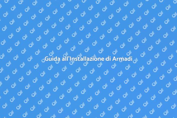 Scegliere l'Installatore di Armadi