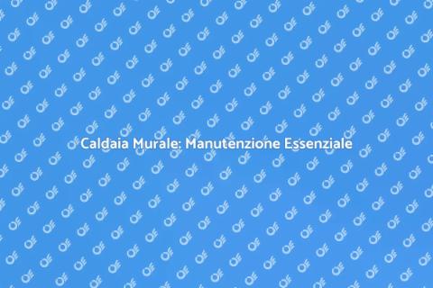 Manutenzione Caldaia: Sicurezza e Efficienza
