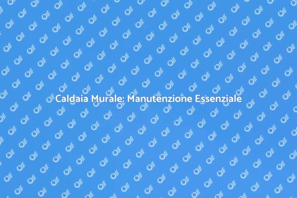 Manutenzione Caldaia per Comfort e Sicurezza