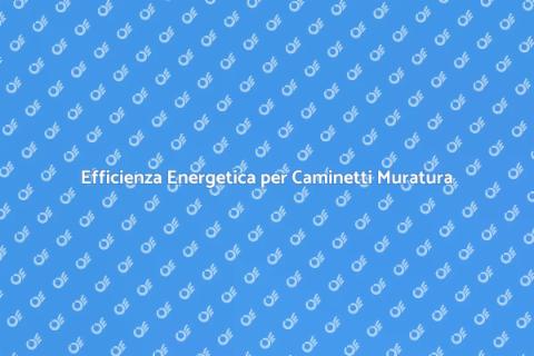 Controllo Efficienza Energetica Camino