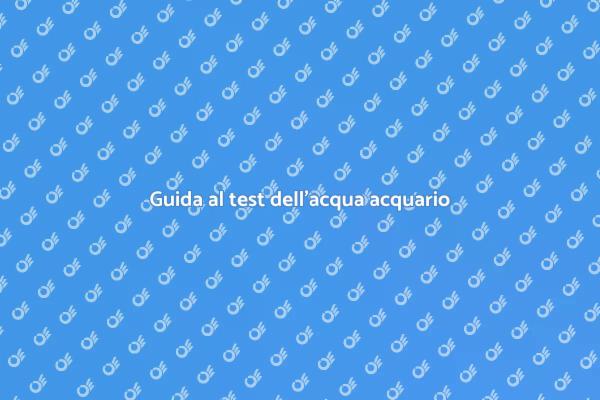 Monitorare l'acqua dell'acquario
