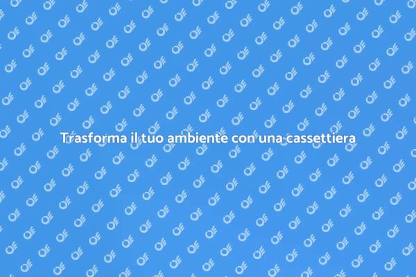 La cassettiera moderna: un must-have