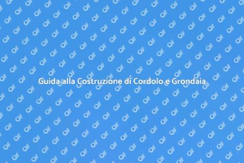Costruire Cordolo e Grondaia in Cemento