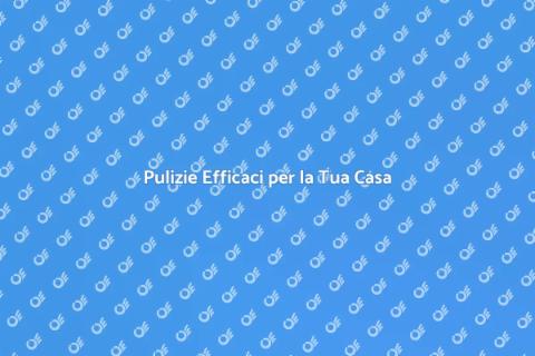 Servizi di Pulizie Professionali