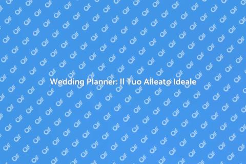 Consulenza Wedding Planner per Matrimonio